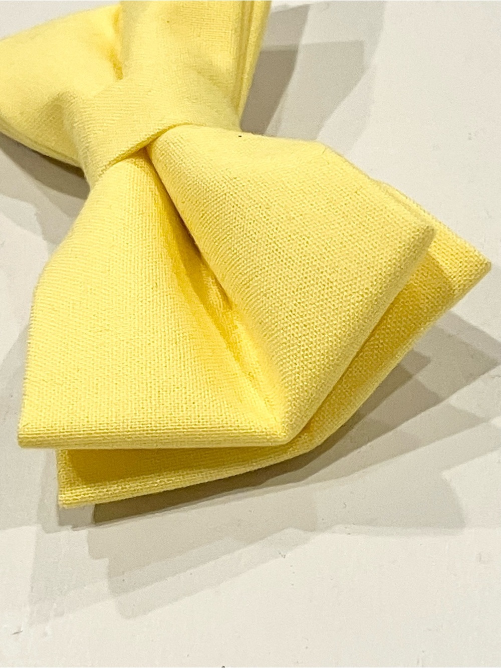 Pet Bowtie in Bright Yellow - Picture 2 of 3